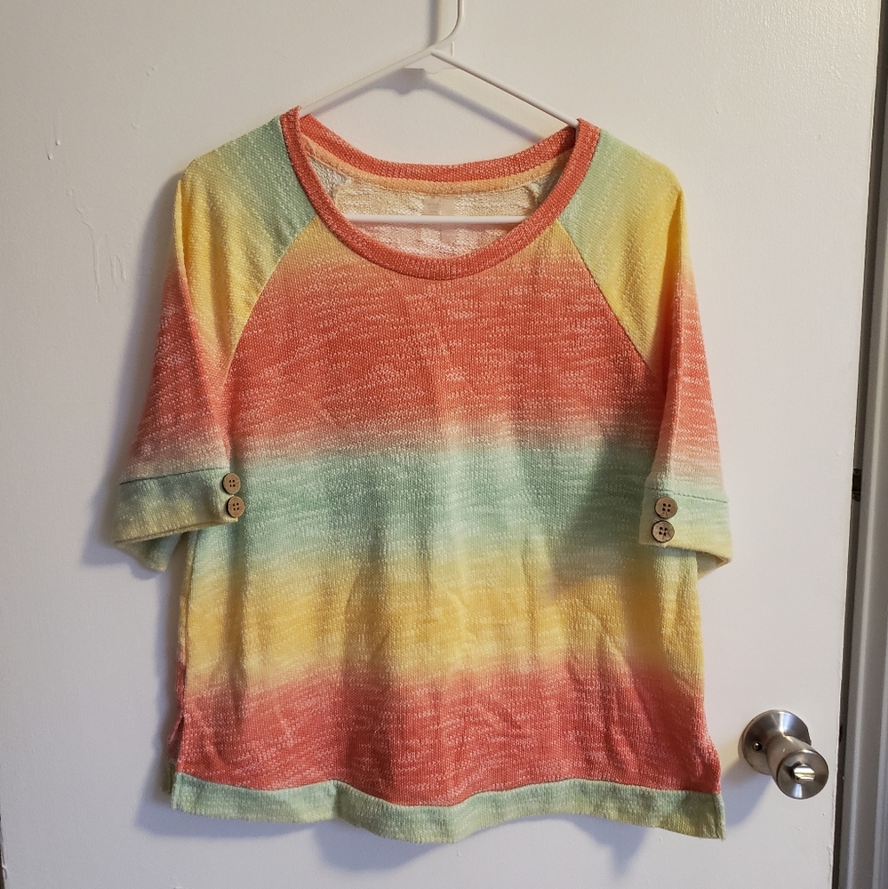 EUC Silverwear Medium (M) Short Sleeved Lightweight Sweater